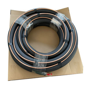 أطقم خطوط أنابيب نحاسية عالية الجودة من المطاط الأسود معزولة من HAVC للمنزل تركيبات يدوية تعمل بالطاقة الشمسية تعمل بالغاز HVAC - Product Image 6