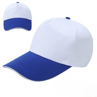 Casquette à visière double couleur personnalisable, 5 panneaux, réglable, toutes saisons, uniforme pour le personnel de restaurant, d'hôtel et de restauration rapide