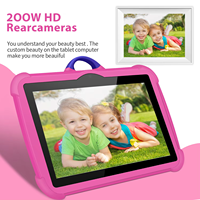 Tableta Infantil de 7 Pulgadas con Android para Niños Pequeños, Juegos de Aprendizaje Temprano, Control Parental, Funda de Silicona Resistente a Golpes