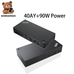 Base de Conexión USB-C al por Mayor 40AY0090CN Hub Nuevo Tipo-C Compatible con Laptops Lenovo <span class=keywords><strong>ThinkPad</strong></span> X1 X13 T14 E14 S2 - Product Image 1