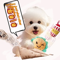 Jouet en peluche pour chien avec son, résistant aux morsures, design cuisse de poulet et hamburger, jouets interactifs et de mouvement pour animaux de compagnie