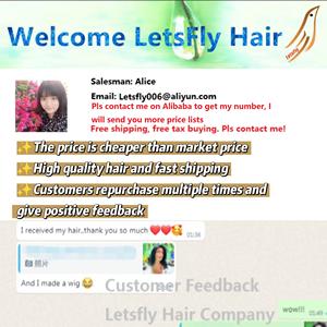 Letsfly - Paquetes de Cabello Virgen Natural de 10A, Extensiones de Cabello Brasileño Natural, Liso, Ondulado, Rizado, Yaki - Product Image 2