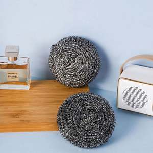 แผ่นใยขัดทำความสะอาดครัวแบบตาข่ายเคลือบทองแดงสแตนเลส  เป็นมิตรกับสิ่งแวดล้อม ได้รับการรับรองมาตรฐาน ISO9001 สำหรับหม้อ กระทะ และอ่างล้างจาน - Product Image 3