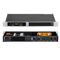 Amplificateur de puissance audio professionnel de classe D 2x1200W, montage en rack 1U, amplificateur 2 canaux à haute sortie pour scène, DJ, club, bar, karaoké, sonorisation en direct
