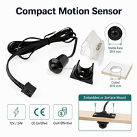 Détecteur de mouvement pour couloir et escalier 12V 24V PIR, contrôle centralisé pour bande LED, éclairage de nuit pour armoires et meubles LC-7014-21