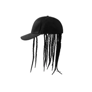 L546 2019 new Wig long hair scorpion baseball cap visor hat hippie style funny hip hop caps