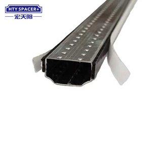 Accessoires pour portes et fenêtres, accessoires pour vitrage isolant non pliables, barre d'espacement en aluminium avec bande <span class=keywords><strong>de</strong></span> butyl - Product Image 6