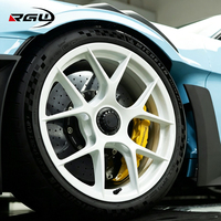 Rines de Aleación Forjados Personalizados de 18-26 Pulgadas, Rines de Lujo para Autos de Carreras, Rines Forjados para Porsche 911 Carrera RS