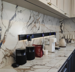 Năm Vàng Thiêu Kết Đá Slab Cho Phòng Khách Bảng Điều Khiển Tường Bàn Trong Nhà Ngoài Trời Phòng Ngủ Khách Vườn Hồ Bơi Ăn Uống - Product Image 1