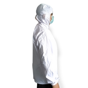 Combinaison de travail à capuche Zixi grande taille pour salle blanche, combinaison de travail pour la transformation alimentaire, combinaison grande taille pour homme, commande minimum 10 pièces - Product Image 2