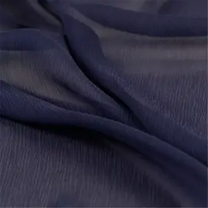 नियमित रूप से 100% नरम रेशम Crinkle शिफॉन कपड़े के लिए रेशम क्रेप Georgette कपड़े महिलाओं लंबी पोशाक