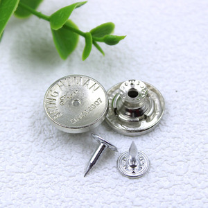 Botón de Metal para Jeans con Logotipo de Marca Personalizado, Estilo Retro, Redondo, Vintage, de Aleación, para Chaquetas, <span class=keywords><strong>Pantalones</strong></span> y Prendas - Product Image 3