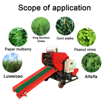 Machine intelligente d'emballage et de conditionnement de la paille / Ligne de pressage de fourrage entièrement automatique et autonome / Matériel agricole robuste