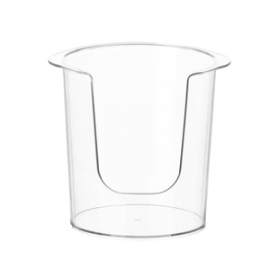 Platzsparende transparente Küchen-Aufbewahrung schalen Set-Behälter Klare Kunststoff-Aufbewahrung schalen Home Round PET-Schalen halter - Product Image 2