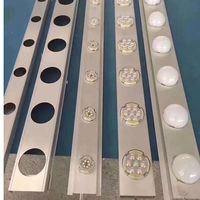 3cm 5cm 4cm 40mm 12V 24V 2811 16703 1903 DMX512 Smar IC blanco cálido RGB impermeable al aire libre PIXEL direccionable punto de luz Led