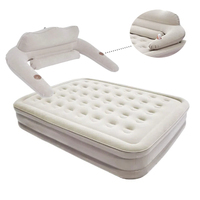 Matelas auto-gonflant à prix d'usine Matelas gonflable pliant de camping avec pompe et dossier intégrés
