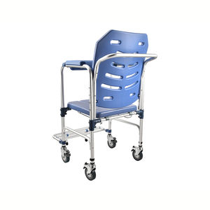 Baño Inodoro de aluminio Transferencia de pacientes Inodoro multifunción Silla de ruedas 52cm Altura del asiento 150kg Capacidad Diseño moderno para - Product Image 2
