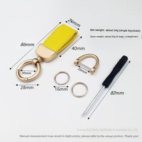 Porte-clés tendance en alliage de zinc, design tête de radis, motif chèvre, style minimaliste, article cadeau d'affaires, vente directe, le plus vendu