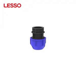 L'alimentation en eau municipale LESSO utilise un raccord de compression de tuyau d'eau résistant à la corrosion non toxique pp