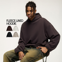 INFLATION personnalisé 365 GSM polaire sweat à capuche surdimensionné hommes blanc chauve-souris Baggy manches goutte épaule hommes sweat à capuche sweat