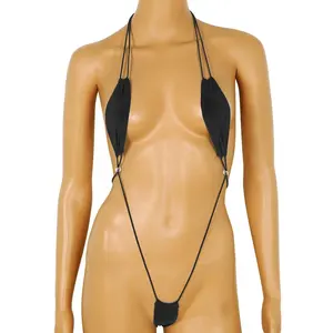 女士泳装连体泳衣性感单衣比基尼 2020 带可调节透明珠带