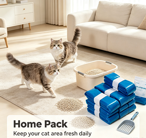 Maßgefertigte 5-Schicht PP+HDPE Nachfüllkassetten für Katzentoiletten, Abfallsystem für Katzenstreu, Litter Locker Beutel, Müllbeutel - Product Image 3