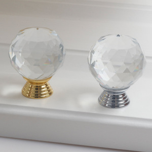 Crystal Clear Diamond Cabinet Drawer Handle <b>Draw</b> Jewellery Knobs Door Handles Dressing Table Knob - Product Image 2