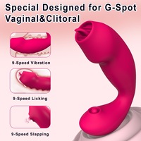 Vibrateur lingual à commande par application, masseur vibrant portable avec télécommande, stimulateur du point G, jouets sexuels pour femmes