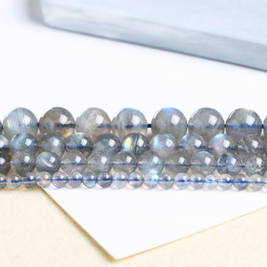 Vente en gros de perles rondes grises effet œil de chat <span class=keywords><strong>naturel</strong></span> 8 mm 1A 3A 5A 7A pour la fabrication de bijoux - Product Image 5
