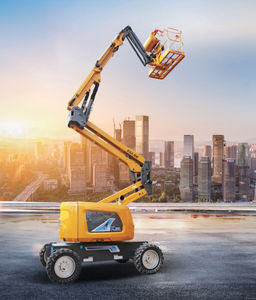 उच्च गुणवत्ता वाले चीनी हवाई कार्य मंच 16.6 मीटर 350 किलोग्राम लोड xge16k इलेक्ट्रिक लिफ्ट प्लेटफॉर्म बूम लिफ्ट - Product Image 4