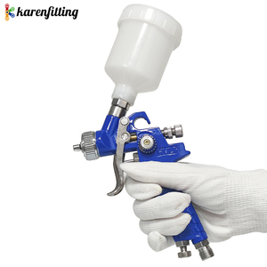 Pistola de Pintura por Gravedad H2000 Mini HVLP, Pistola de Aire Neumática Profesional para Recubrimiento Automotriz - Product Image 2