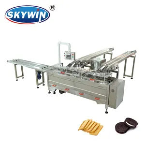 Two-lane Jam Chocolate Filled Sandwich Biscuit Machine Sandwich Biscuit Making Machine