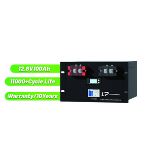 แบตเตอรี่ Lifepo4 12v 24v 100ah จากโรงงาน 1.2Kwh แบตเตอรี่ลิเธียมไอออนพร้อมระบบ BMS สำหรับติดตั้งในแร็คเซิร์ฟเวอร์ จัดเก็บข้อมูล โทรคมนาคม - Product Image 1