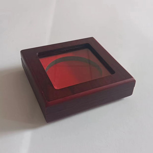 Hộp gỗ đựng huy hiệu kỷ niệm, hộp đựng tiền xu, hộp quà tặng, kích thước tùy chỉnh, chất lượng cao - Product Image 3