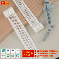 Bande élastique en maille en gros, sangle élastique en polyester, bande élastique personnalisée de 40 mm de large pour jupe et vêtements blancs