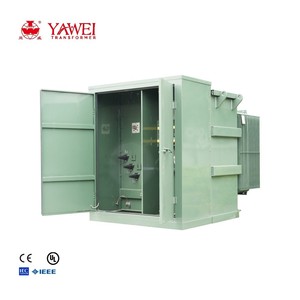 Transformateur triphasé monté sur socle, norme IEC60076, 1200 kVA, 13,8 kV, 415 V, ISO CE, refroidissement ONAN, 2 ans de garantie - Product Image 1