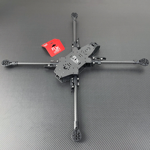 Châssis de drone multirotor pliable en fibre de carbone RJX <span class=keywords><strong>6</strong></span> axes, longue portée, FPV, pièces de drone RC - Product Image 1