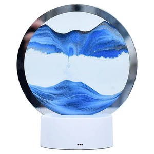 Hot bán đồng hồ cát RGB LED bảng đèn Di chuyển <span class=keywords><strong>3D</strong></span> cát nghệ thuật đèn QuickSand sơn bảng đèn phòng trang trí nội thất ánh sáng - Product Image 1