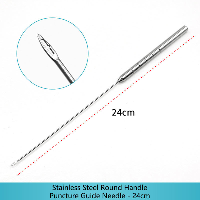 Aiguille de guidage pour ponction - 24 cm