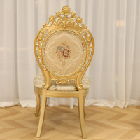 Ensemble de salle à manger convertible classique et contemporain, table et chaises en bois haut de gamme, blanc champagne, mobilier moderne et simple