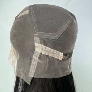 Mejor venta al por mayor de pelo humano natural original de encaje frontal sin pegamento pelucas frontales para las mujeres - Product Image 6