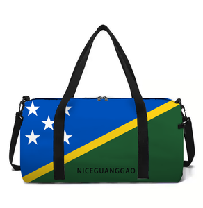 Bolsa de Deporte Personalizada al por Mayor, Bolsa de Viaje con la Bandera de las Islas Salomón para Hombre y <span class=keywords><strong>Mujer</strong></span>, Bolsa de Gimnasio Grande, Bolsa de Viaje Deportiva - Product Image 1