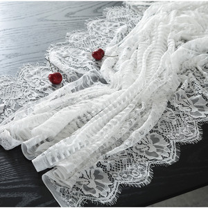 French Vintage White Lace <b>Tablecloth</b> Rectangular Decorative <b>Table</b> Cover <b>for</b> Home Dining - Product Image 2