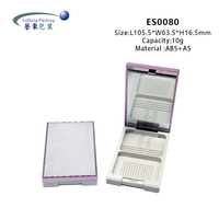 En stock Rose Carré Compact Poudre Cas Conteneurs Basse quantité minimale de commande Vide Pressé BB Coussin Emballage Jetable pour Cosmétiques