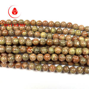 Cuentas redondas <span class=keywords><strong>Jaspe</strong></span> natural <span class=keywords><strong>de</strong></span> <span class=keywords><strong>otoño</strong></span> Cuentas al por mayor 8mm - Product Image 4