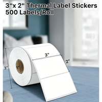Étiquettes en papier thermique imperméables sur mesure pour terminaux de point de vente et imprimantes de reçus, pour supermarchés, épiceries et promotions