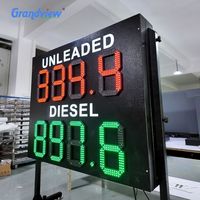 Letrero LED para Precios de Gasolina, Pantalla Electrónica de 7 Segmentos, Tablero de Visualización Personalizado para Exteriores, Fabricante de Pantallas para Precios de Gasolineras