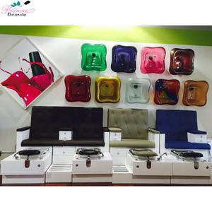 Banc de pédicure simple/Double, facile à nettoyer sur mesure, avec sortie USB - Product Image 5