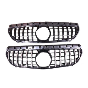 Mercedes-Benz B-Class W246 Grille GT Style Black Silver ABS Plastic Front Bumper Grill 2015-2019 - Product Image 1