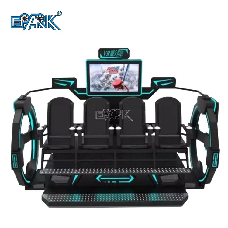 Newest 9d Virtual Reality Cinema 4 Seats Gaming Chair Vr Simulator ...